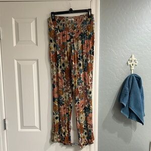 O'Neill Floral Wide Leg Pants - Multicolor